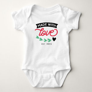 Body Para Bebé Body de bebé personalizado hecho con amor