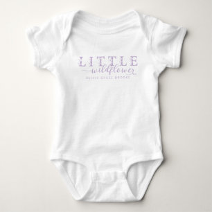 Body Para Bebé Body de bebé personalizado Little Wildflower