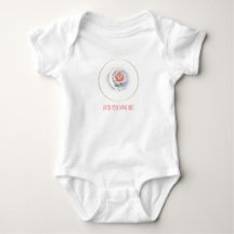 Body de bebé personalizado Rosa Celestial y Luna -