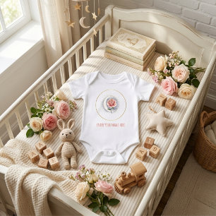 Body Para Bebé Body de bebé personalizado Rosa Celestial y Luna -