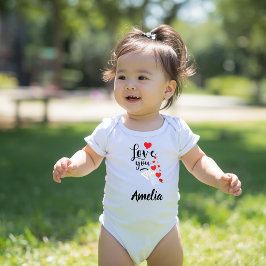 Body Para Bebé Body de bebé personalizado 'Te Amo'