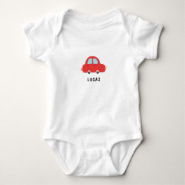 Body Para Bebé Body de bebé personalizado Tiny Red Car