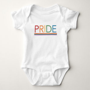 Body Para Bebé Body de bebé PRIDE con forma de arcoíris