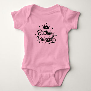 Body Para Bebé Body de Bebé Princesa de Cumpleaños