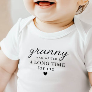 Body Para Bebé Body de bebé regalo la abuela ha esperado