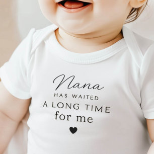 Body Para Bebé Body de Bebé Regalo Nana Ha Esperado