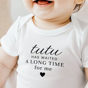 Body Para Bebé Body de Bebé Regalo Tutu Ha Esperado
