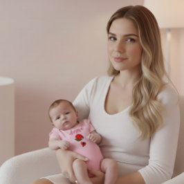 Body Para Bebé Body de bebé rosa con nombre personalizado de mari