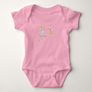 Body Para Bebé Body de Bebé Safari de Dulces Sueños | Personaliza