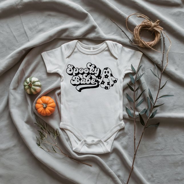 Body Para Bebé Body de Bebé Spooky Babe – Ropa de Halloween Lindo (Spooky Babe Baby Bodysuit)