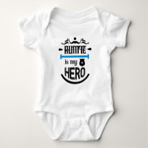 Body de bebé Tía es mi heroína