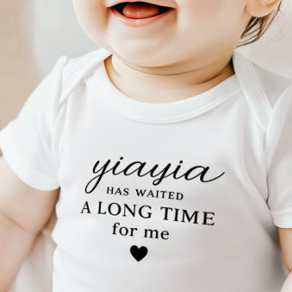 Body Para Bebé Body de regalo Yiayia ha esperado bebé