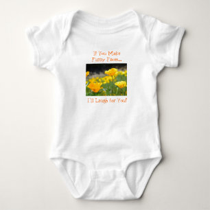 Body Para Bebé Bodys para Bebés Flor de Amapola Bebés