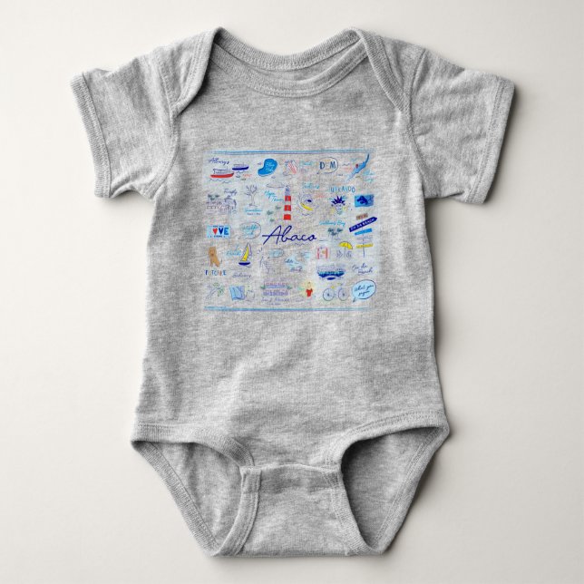 Body Para Bebé Bodysuit 0-24 m "El ABC de Hope Town (Anverso)