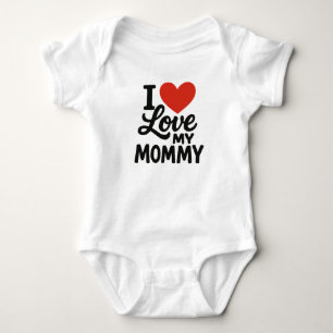 Body Para Bebé Bodysuit Adorable para Bebé - Amo a Mi Mami