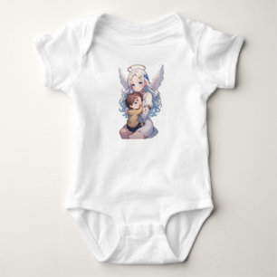 Body Para Bebé Bodysuit de Ángel Guardián para Bebé Niño