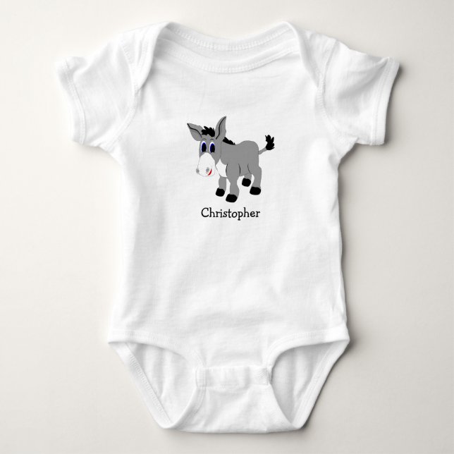 Body Para Bebé Bodysuit de bebé con diseño de burro (Anverso)