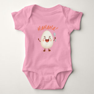 Body Para Bebé Bodysuit de bebé de dibujos animados de huevo dive