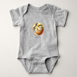 Body Para Bebé Bodysuit de bebé de pollito que sale del cascarón