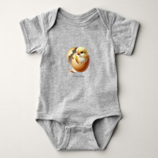Body Para Bebé Bodysuit de bebé de pollito que sale del cascarón