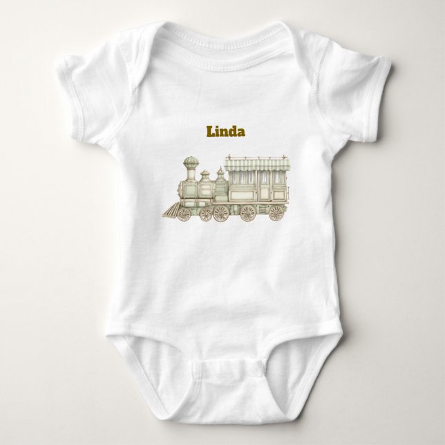 Body Para Bebé  Bodysuit de bebé neutro editable (Anverso)