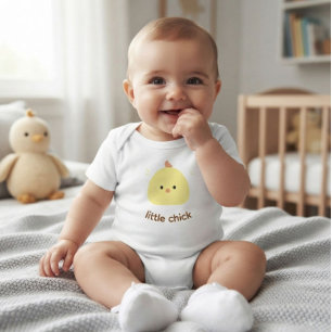 Body Para Bebé Bodysuit de bebé Pollito Pequeño