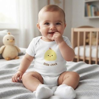 Body Para Bebé Bodysuit de bebé Pollito Pequeño