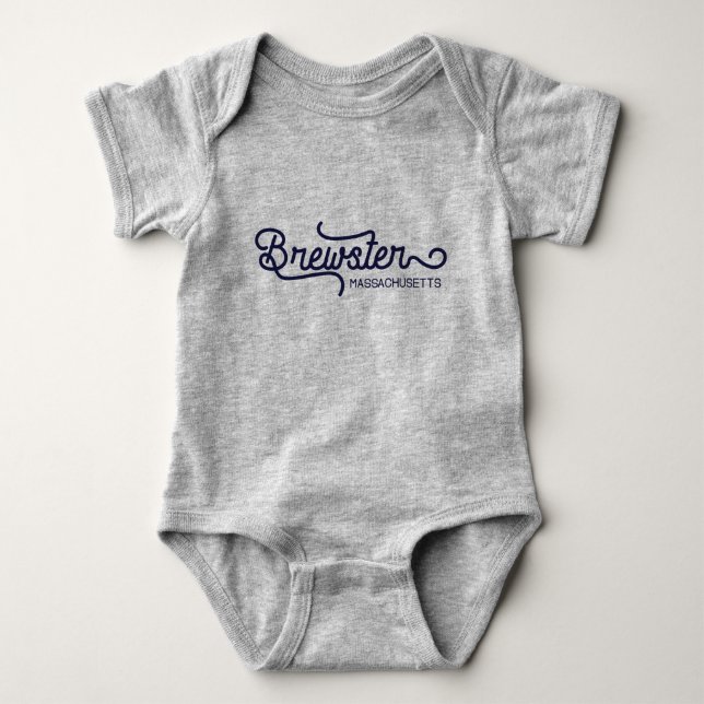 Body Para Bebé Bodysuit de Brewster Massachusetts para bebé (Anverso)