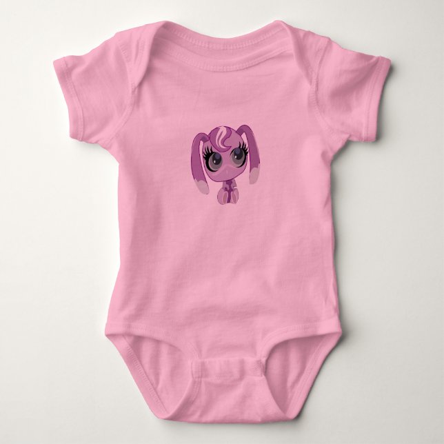 Body Para Bebé Bodysuit de conejito bebé (Anverso)