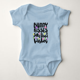 Body Para Bebé Bodysuit de conejo deseos besos de jelly bean para
