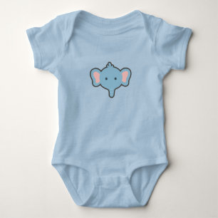 Body Para Bebé Bodysuit de elefante bebé
