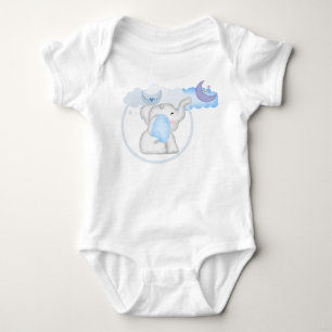 Body Para Bebé Bodysuit de elefante bebé