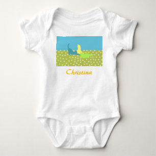 Body Para Bebé Bodysuit de Gatitos en la Hierba