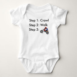 Body Para Bebé Bodysuit de Motocross para Bebé con Diseño de Craw