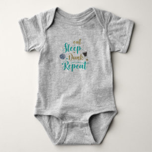 Body Para Bebé Bodysuit de Rutina Divertida para Bebé - Comer Dor
