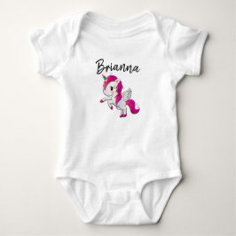 Body Para Bebé Bodysuit de Unicornio Personalizable para Bebé