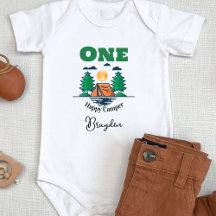 Bodysuit Feliz Campista Cumpleaños Niños 1 año