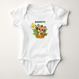 Body Para Bebé Bodysuit Little Tiger Butterfly Baby Personalizado