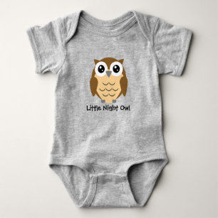 Body Para Bebé Bodysuit para bebé Little Owl Design