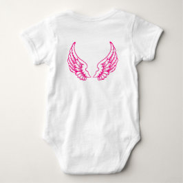 Body Para Bebé Bodysuit Rosa Angelical para Bebé