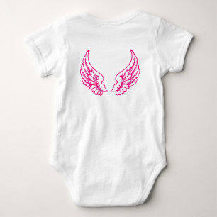 Body Para Bebé Bodysuit Rosa Angelical para Bebé