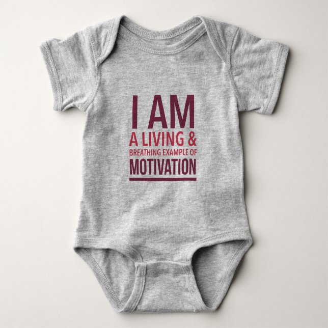 Body Para Bebé Bodysuit Typography Baby (Anverso)