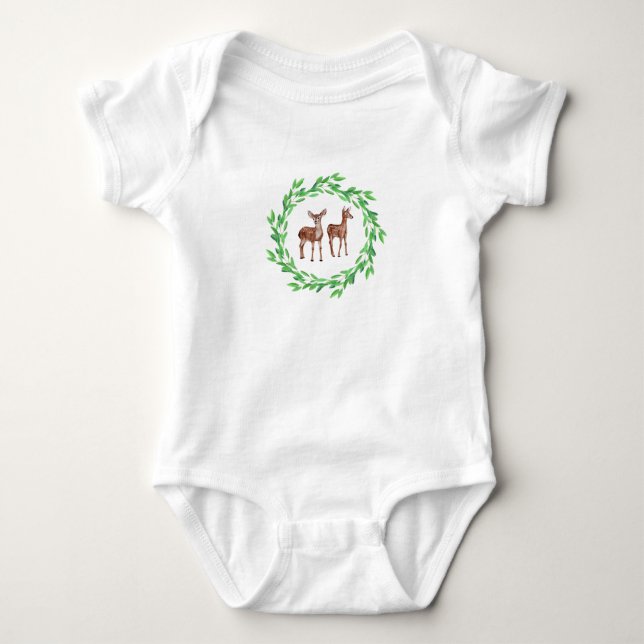 Body Para Bebé Bodysuits de algodón unisex para bebé (Anverso)