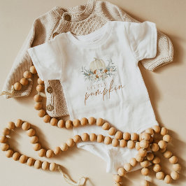 Body Para Bebé BOHEME Boho Terracotta Floral Pequeña Calabaza