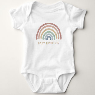 Body Para Bebé Boho Bebé Arcoíris