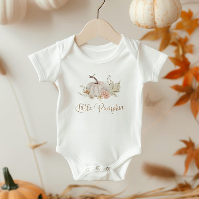 Body Para Bebé Boho Fall pequeño calabaza para bebé bodysuit (Subido por el creador)