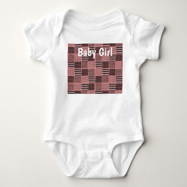 Body Para Bebé Boho Quilt (Anverso)