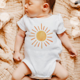 Body Para Bebé Boho Sol 1er Cumpleaños Primer Viaje Pequeño Sol