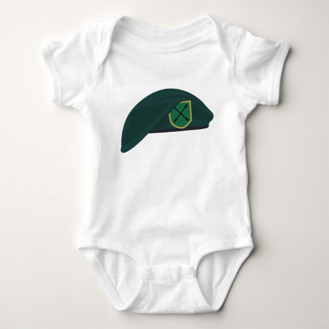 Body Para Bebé Boina verde (Anverso)