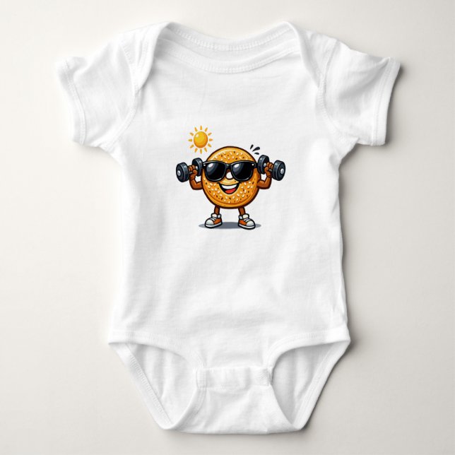 Body Para Bebé Bollo de Bíceps (Anverso)